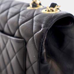 Pre Owned Chanel Vintage Jumbo Lambskin Classic Single Flap Bag