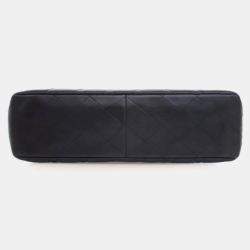 Pre Owned Chanel Vintage Jumbo Lambskin Classic Single Flap Bag