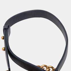 Pre Owned Chanel Blue Small Quilted Denim and Tweed Boy Flap