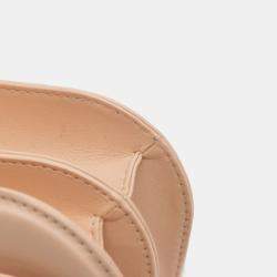 Pre Owned Braided Chic Flap Small Calfskin Leather Shoulder Bag