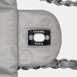 Pre Owned Chanel Paris-Byzance Bubble Accordion Flap Nylon Tweed Shoulder Bag