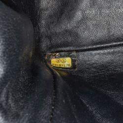 Pre Owned Chanel Black Mini Square Classic Patent Single Flap