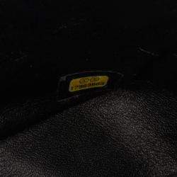 Pre Owned Chanel Black Mini Square Classic Patent Single Flap
