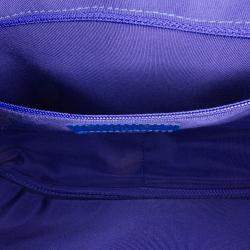 Pre Owned Chanel Black Blue Small Canvas La Pausa Bay Camera Bag