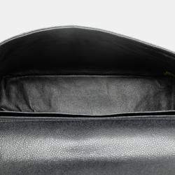 Pre Owned Chanel Black Maxi Classic Caviar Single Flap
