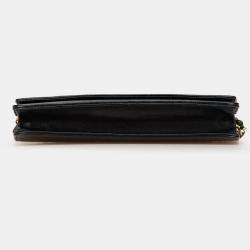Pre Owned Chanel Black CC Caviar Wallet on Chain