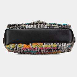 Pre Owned Chanel Multicolor Quilted Tweed Fantasy Easy Flap
