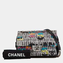 Pre Owned Chanel Multicolor Quilted Tweed Fantasy Easy Flap