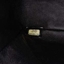Pre Owned Chanel Black Mini Square Classic Patent Single Flap