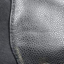 Pre Owned Chanel Backpack Coco Mark Caviar Skin Black