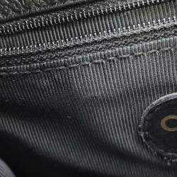 Pre Owned Chanel Backpack Coco Mark Caviar Skin Black