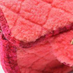 مملوكة مسبقًا Chanel Mini Matelasse Shoulder Bag  Fabric Boa  Pink