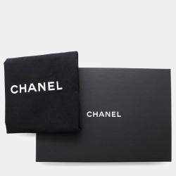 Pre Owned Chanel Coco Mark Black Lambskin Chain Shoulder Bag