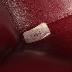 Pre Owned Chanel Mademoiselle Deca Matelasse Black Lambskin Shoulder Bag