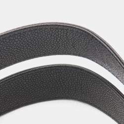 Pre Owned Chanel Matelasse Grand Shopping Gst Tote Bag In Calfskin Leather  Black