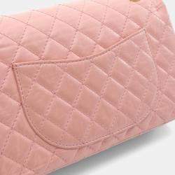 Pre Owned حقيبة كتف شانيل ماتالاسي جلد وردي رفرف مزدوج 2.55