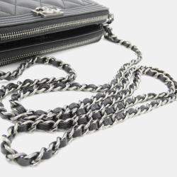 Pre Owned Chanel Boy Line Wallet Chain