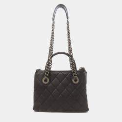 Pre Owned Chanel Matelasse Handbag In Calfskin