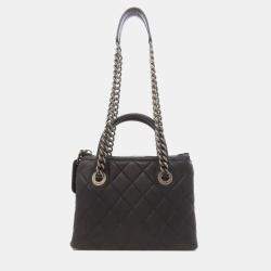 Pre Owned Chanel Matelasse Handbag In Calfskin
