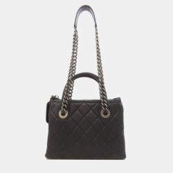 Pre Owned Chanel Matelasse Handbag In Calfskin
