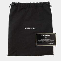 Pre Owned Chanel Chain Shoulder Bag  Matelasse  Coco Mark  Classic Mini Vanity Case  Caviar Skin