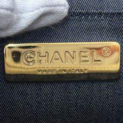Pre Owned Chanel Bag Cruise Line Shoulder Tweed Leather Vanity Chain Red White Coco Mark Mini