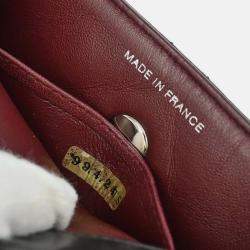 Pre Owned Chanel Black Lambskin Handbag