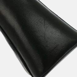 Pre Owned Chanel Black Lambskin Handbag