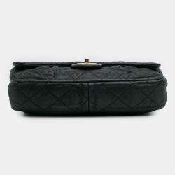 Pre Owned Chanel Black Quilted Calfskin Chic Quilt Flap