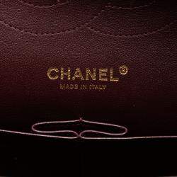 Pre Owned Chanel Black Jumbo Classic Lambskin Double Flap