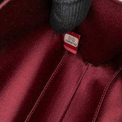 Pre Owned Chanel Black Quilted Patent Chain Around Clutch