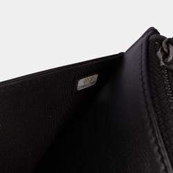 Pre Owned Chanel Black Calfskin Chain 20s Signe Wallet on Chain