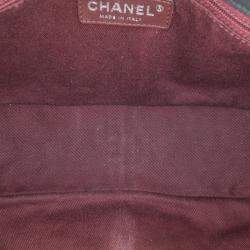 Pre Owned Chanel Black Medium Iridescent Calfskin In The Mix Flap