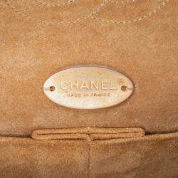 Pre Owned Chanel Black Medium Classic Calfskin Wild Stitch Double Flap