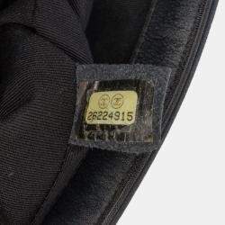 Pre Owned Chanel Blue Old Medium Braided Calfskin Boy Flap