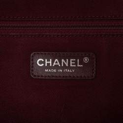 Pre Owned Chanel Burgundy Jumbo Quilted Aged Calfskin New Portobello Flap