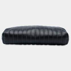 Pre Owned Chanel Black Quilted Lambskin Mademoiselle Ligne Clutch