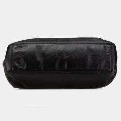 Pre Owned Chanel Black CC Lambskin Tortoise Handle Tote