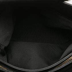 Pre Owned Chanel Black CC Lambskin Tortoise Handle Tote
