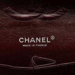 Pre Owned Chanel Black Medium Classic Caviar Double Flap