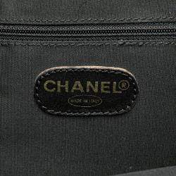 Pre Owned Chanel Black CC Caviar Leather Tote