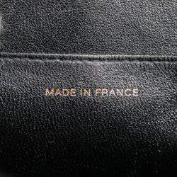 Pre Owned Chanel Black Velvet Medallion Tote