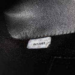 Pre Owned Chanel Black Velvet Medallion Tote