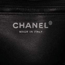 Pre Owned Chanel Black Mini Square Classic Patent Single Flap