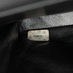 Pre Owned Chanel Black Quilted Lambskin Double Sided Flap