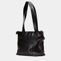 Pre Owned Chanel Black CC Caviar Tote