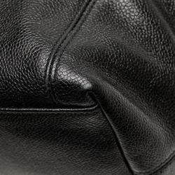 Pre Owned Chanel Black CC Caviar Tote