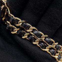 Pre Owned Chanel Mini Matelasse  Black Caviar Leather Chain shoulder Bag