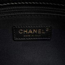 Pre Owned Chanel Mini Matelasse  Black Caviar Leather Chain shoulder Bag