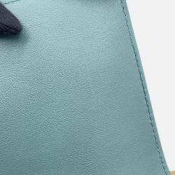Pre Owned Chanel Boy Chanel Blue/Green Lambskin Size 20